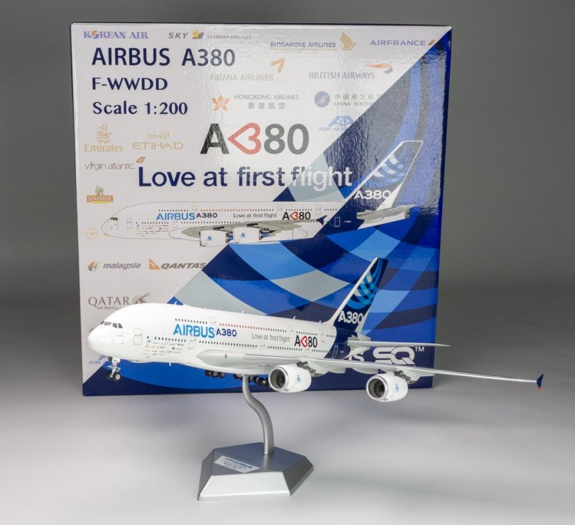 Airbus A380 House Color "Love at First Flight A380" F-WWDD;  1:200