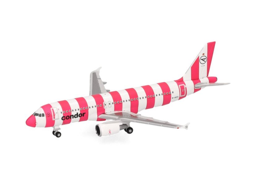 Airbus A320 Condor D-AICS "FlyPink Plane" livery;  1:500