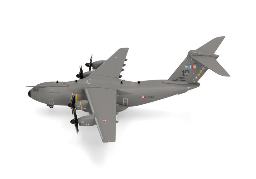 Airbus A400M Atlas F-RBAQ French Air Force Escadron de Transport 1/61 Touraine – BA 123, Orléans-Bricy "10 Years of A400M" livery;  1:200