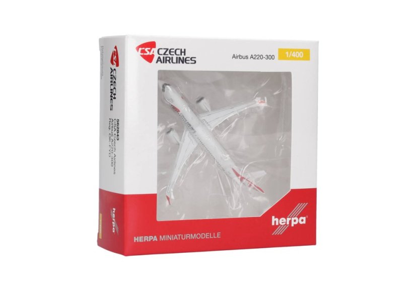 Airbus A220-300 ČSA Czech Airlines OK-FYD;  1:400