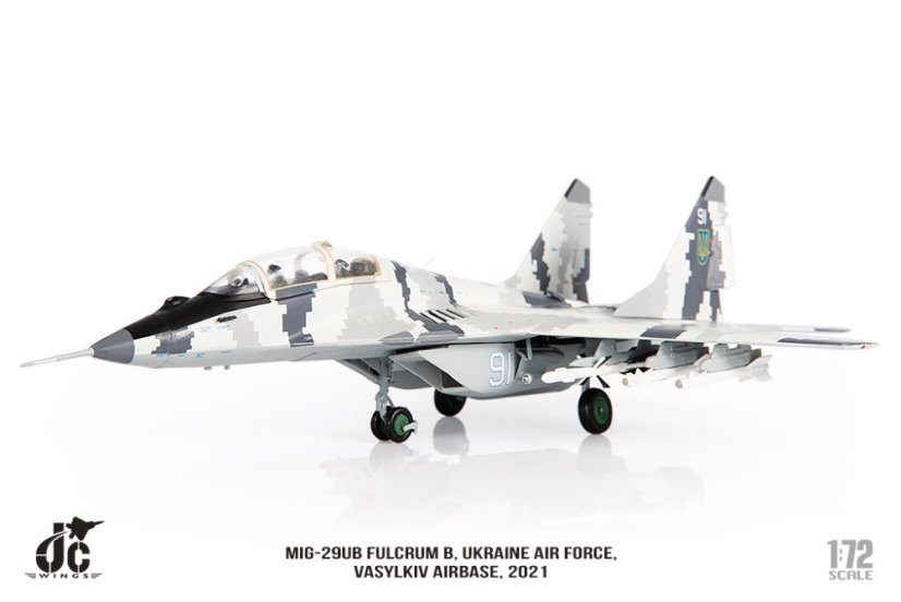MIG-29UB Fulcrum B Ukraine Air Force 91, Vasylkiv Airbase, 2021;  1:72