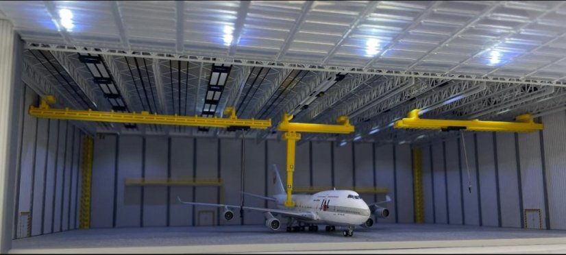 Aircraft hangar Fantasywings DIorama 1 400 FWDP MS 4068 5