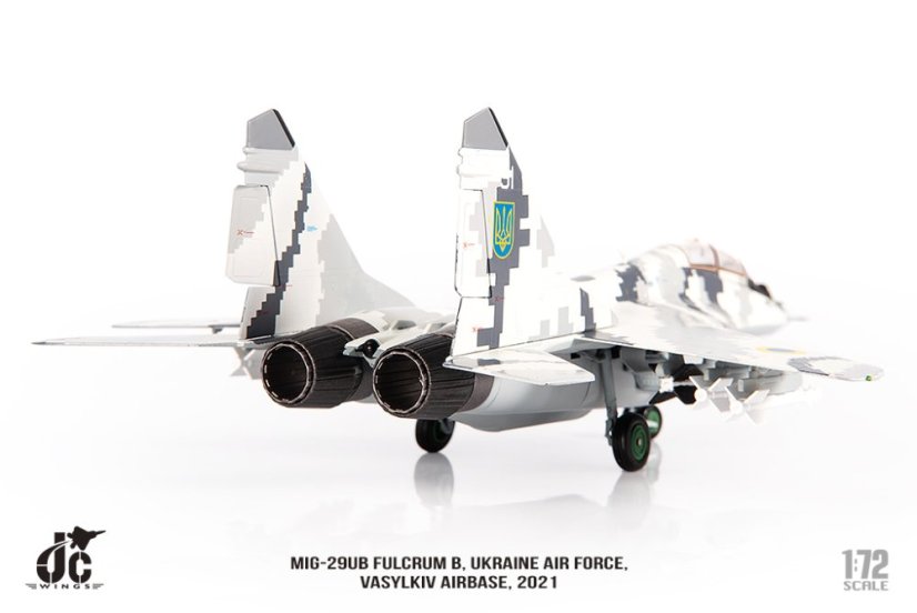 MIG-29UB Fulcrum B Ukraine Air Force 91, Vasylkiv Airbase, 2021;  1:72