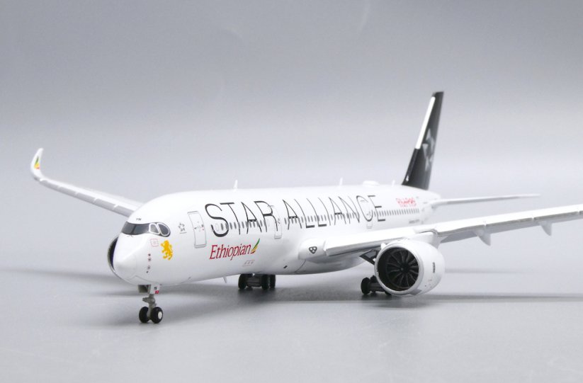jc wings lh4275a airbus a350 900 ethiopian airlines et ayn star alliance livery flaps down 2
