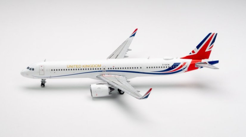 Airbus A321neo RAF Royal Air Force United Kingdom G-XATW;  1:400