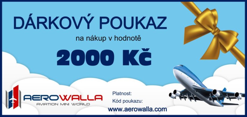 Dárkový poukaz 2000 Kč