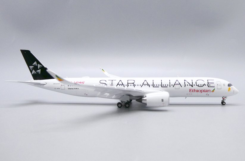 jc wings lh4275a airbus a350 900 ethiopian airlines et ayn star alliance livery flaps down 8