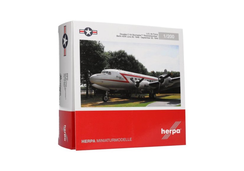 Douglas C-54 Skymaster USAF U.S. Air Force 44-9063 "RosinenBomber";  1:200