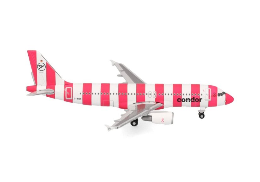 Airbus A320 Condor D-AICS "FlyPink Plane" livery;  1:500