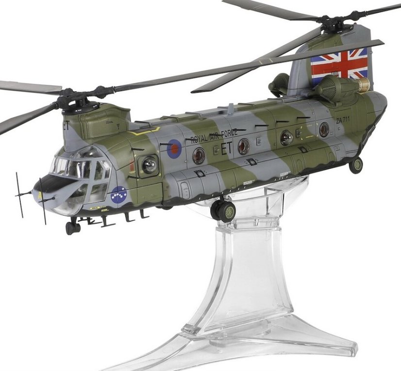 Boeing CH MK1 Chinook RAF Royal Air Force ZA711 No.7 Squadron, Task Force Libanon 1984;  1:72