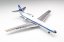 Sud Aviation SE 210 Caravelle JAT Jugoslovenski Aerotransport YU-AHA;  1:200