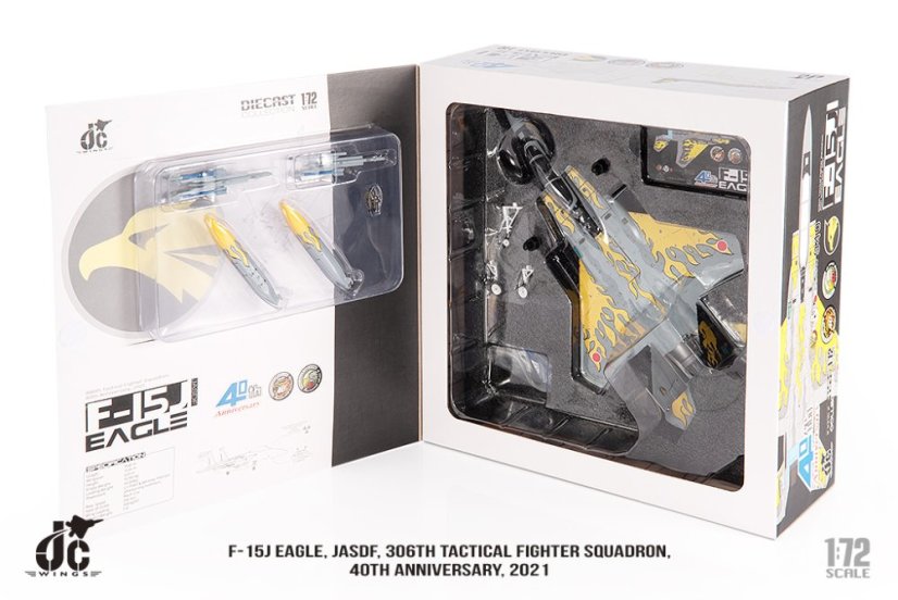 McDonnell Douglas F-15DJ JASDF, 306th Tactical Fighter Squadron "40th Anniversary", 2021;  1:72