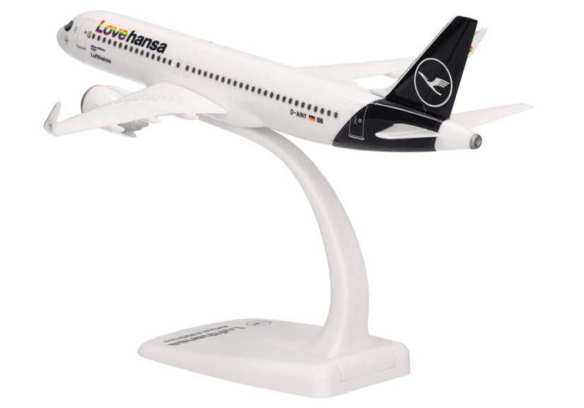 Airbus A320neo Lufthansa D-AINY "Lovehansa" livery;  1:200