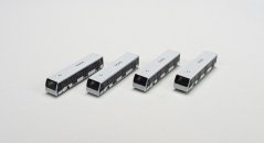 Set letištních autobusů 4 ks;  1:500