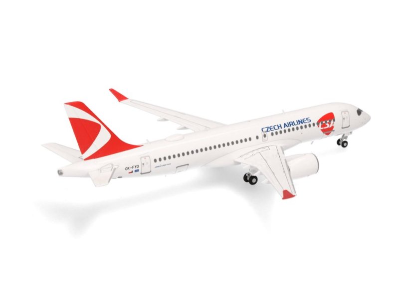 Airbus A220-300 ČSA Czech Airlines OK-FYD;  1:200