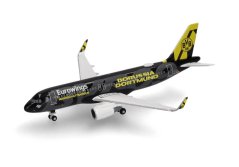 Airbus A320 Eurowings D-AEWN "BVB Mannschaftsairbus" livery; 1:500