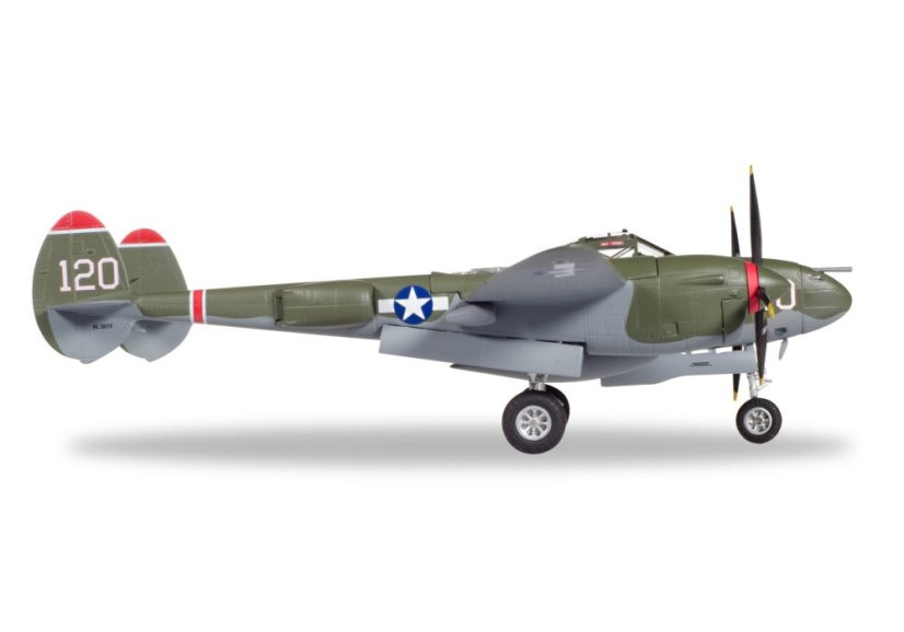 Lockheed P-38L Lightning USAAF U.S. Army Air Forces NL38TF;  1:72