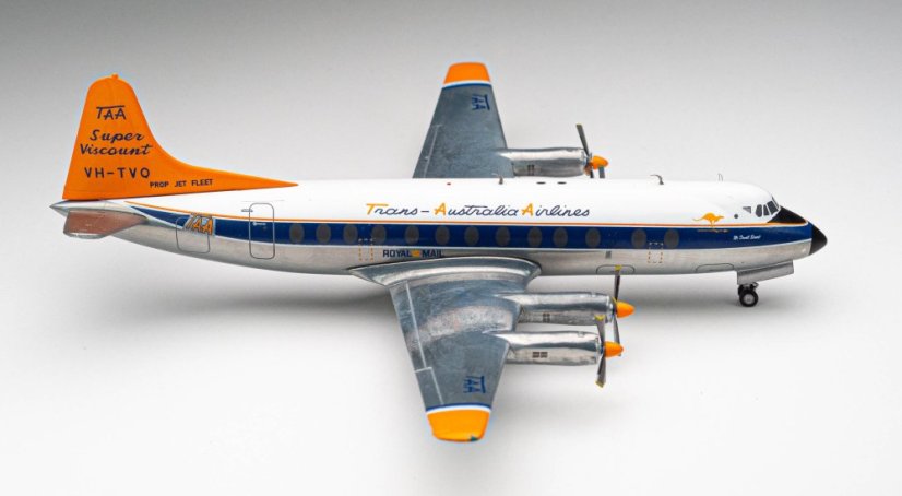 Vickers Viscount 800 TAA Trans Australian Airlines VH-TVQ;  1:200
