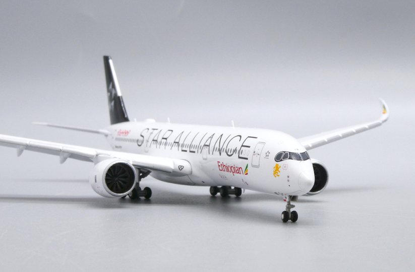 jc wings lh4275a airbus a350 900 ethiopian airlines et ayn star alliance livery flaps down 3