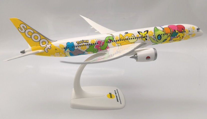 Boeing 787-9 Dreamliner Scoot 9V-OJJ "Pokemon" livery;  1:200