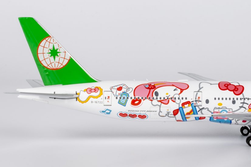 Boeing 777-300ER EVA Air B-16722 "Hello Kitty" livery;  1:400