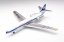 Sud Aviation SE 210 Caravelle JAT Jugoslovenski Aerotransport YU-AHA;  1:200