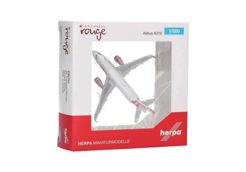Airbus A319 Air Canada Rouge C-GSJB;  1:500