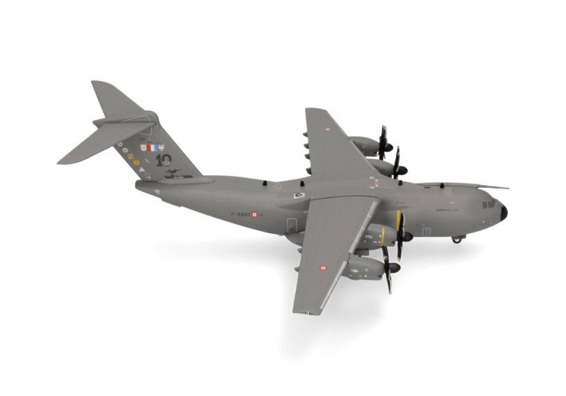 Airbus A400M Atlas F-RBAQ French Air Force Escadron de Transport 1/61 Touraine – BA 123, Orléans-Bricy "10 Years of A400M" livery;  1:200