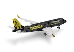 Airbus A320 Eurowings D-AEWN "BVB Mannschaftsairbus" livery;  1:500