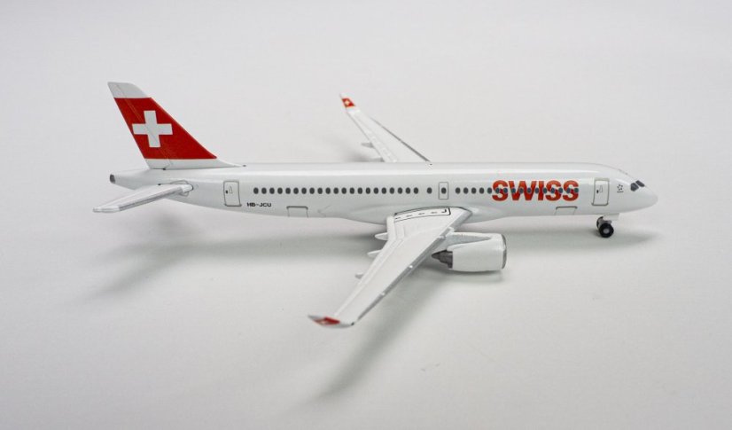 Airbus A220-300 Swiss HB-JCU "Davos";  1:500