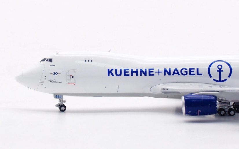 Boeing 747-8F Atlas Air/Kuehne + Nagel N862GT;  1:400