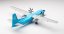 Fokker 50 Maersk Air OY-MMT;  1:200