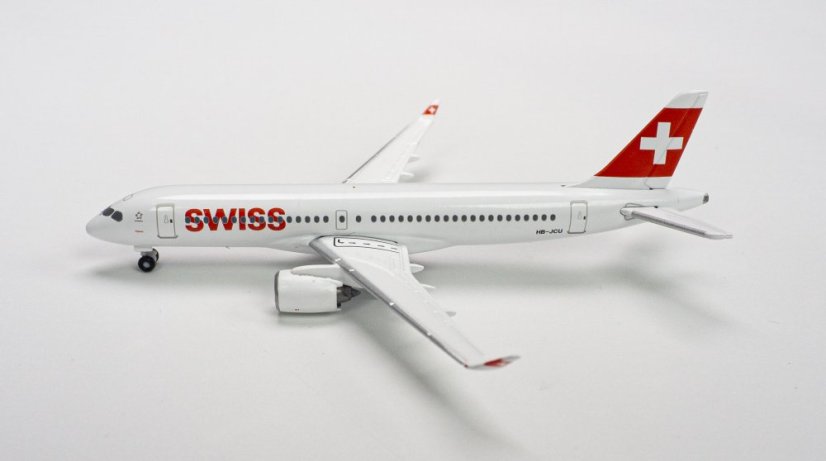 Airbus A220-300 Swiss HB-JCU "Davos";  1:500