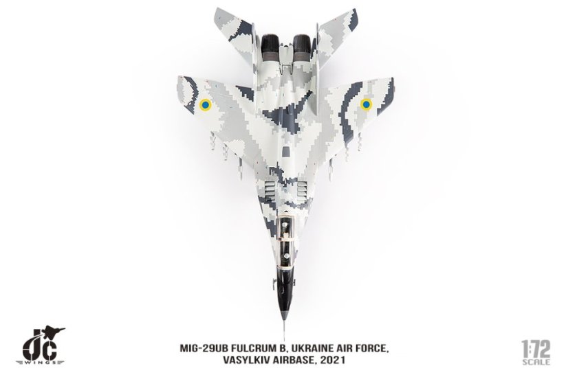 MIG-29UB Fulcrum B Ukraine Air Force 91, Vasylkiv Airbase, 2021;  1:72