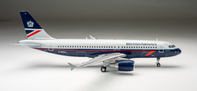 Airbus A320 British Airways G-BUSJ "Landor" livery;  1:200