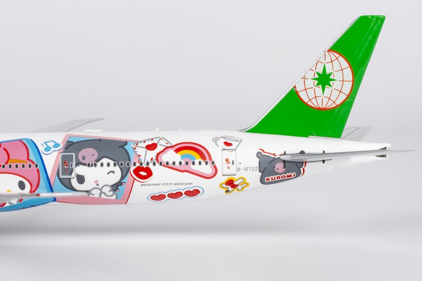 Boeing 777-300ER EVA Air B-16722 "Hello Kitty" livery;  1:400
