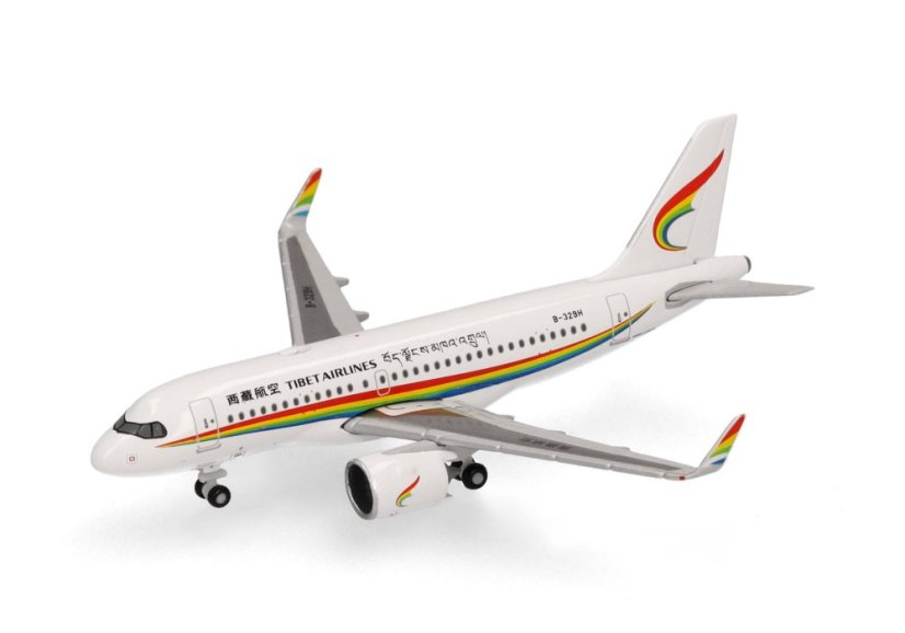Airbus A319neo Tibet Airlines B-329H;  1:500