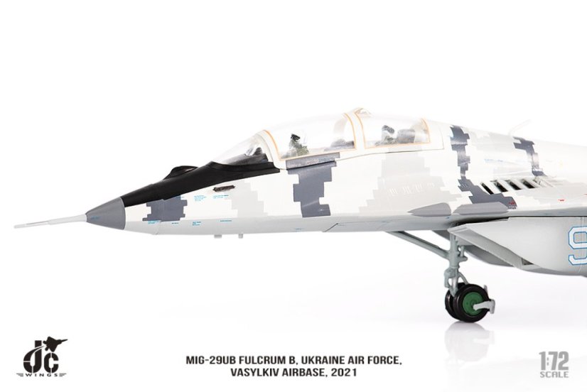 MIG-29UB Fulcrum B Ukraine Air Force 91, Vasylkiv Airbase, 2021;  1:72