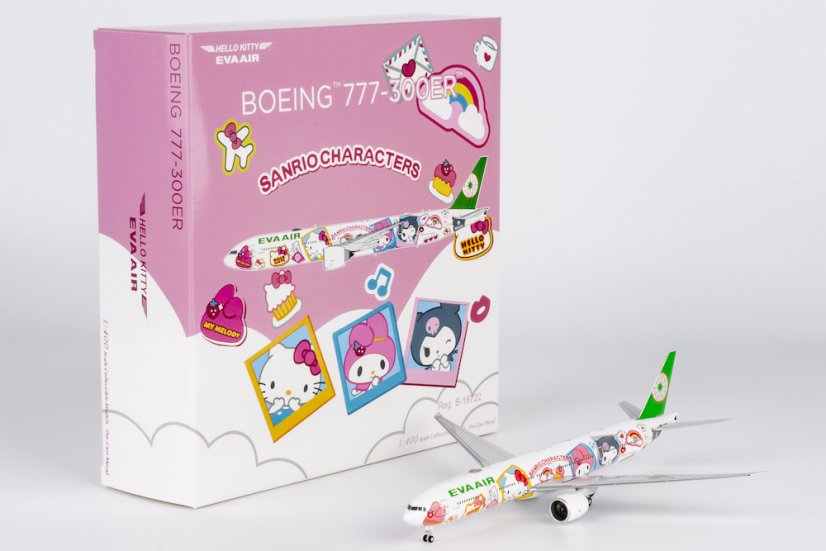 Boeing 777-300ER EVA Air B-16722 "Hello Kitty" livery;  1:400