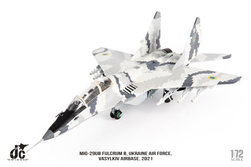 MIG-29UB Fulcrum B Ukraine Air Force 91, Vasylkiv Airbase, 2021;  1:72