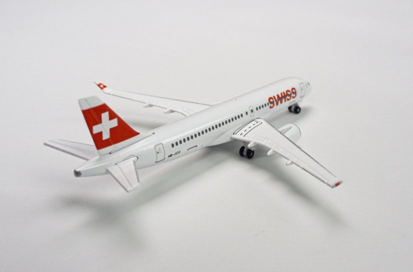 Airbus A220-300 Swiss HB-JCU "Davos";  1:500