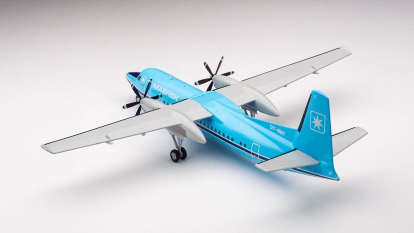 Fokker 50 Maersk Air OY-MMT;  1:200