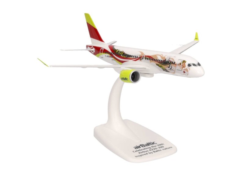 Airbus A220-300 airBaltic YL-ABX "50th Airbus A220" livery;  1:200