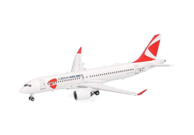 Airbus A220-300 ČSA Czech Airlines OK-FYD;  1:400