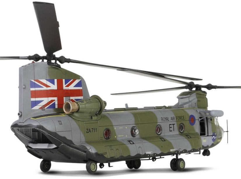 Boeing CH MK1 Chinook RAF Royal Air Force ZA711 No.7 Squadron, Task Force Libanon 1984;  1:72
