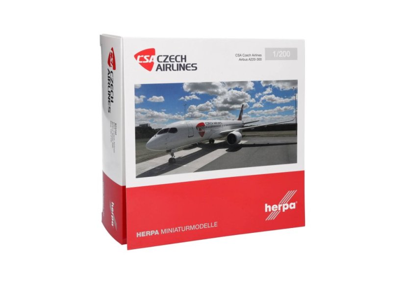 Airbus A220-300 CSA Czech Airlines OK-FYD;  1:200