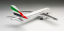 Airbus A300-600R Emirates A6-EKC;  1:400