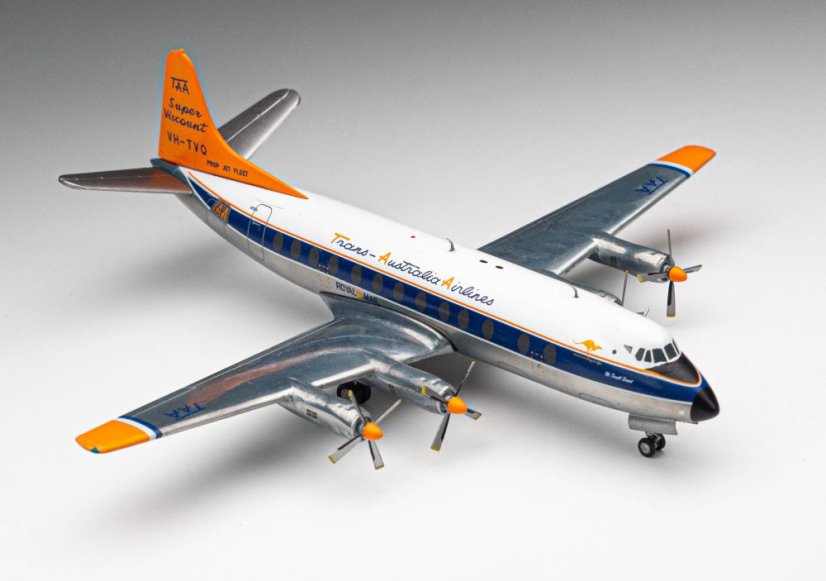 Vickers Viscount 800 TAA Trans Australian Airlines VH-TVQ;  1:200