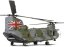 Boeing CH MK1 Chinook RAF Royal Air Force ZA711 No.7 Squadron, Task Force Libanon 1984;  1:72