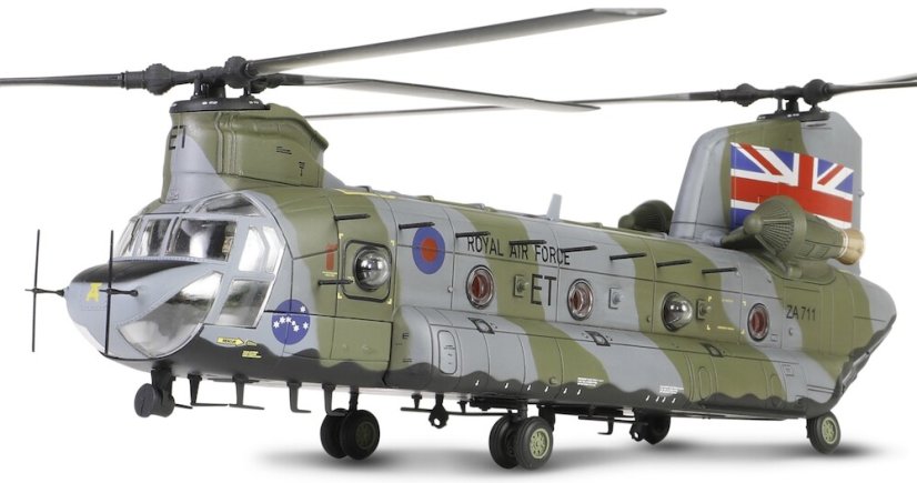Boeing CH MK1 Chinook RAF Royal Air Force ZA711 No.7 Squadron, Task Force Libanon 1984;  1:72